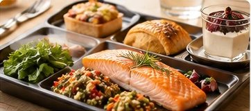 Plateau-repas complet pour un déjeuner d’entreprise